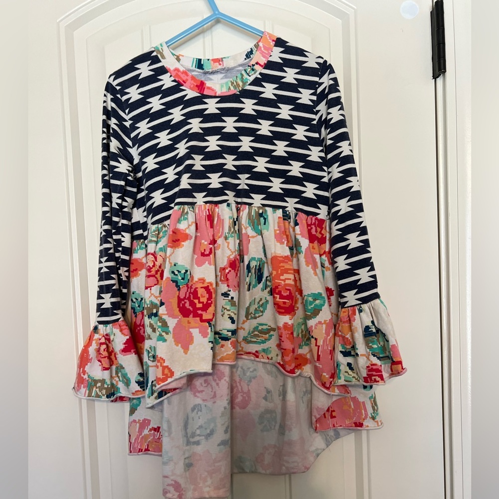 Girls high-low top